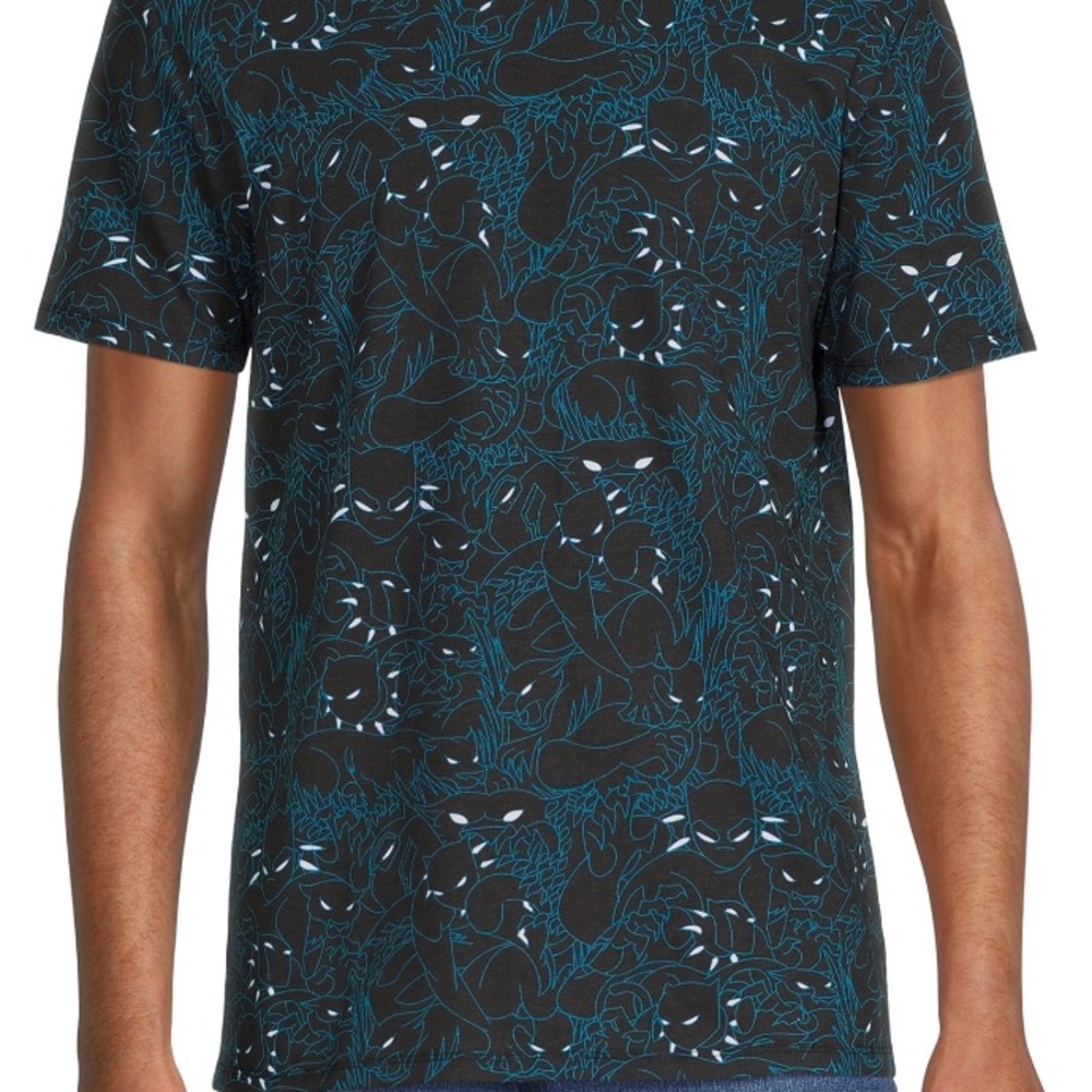 6/$30 Men’s Black Panther Shirt - 2XL
